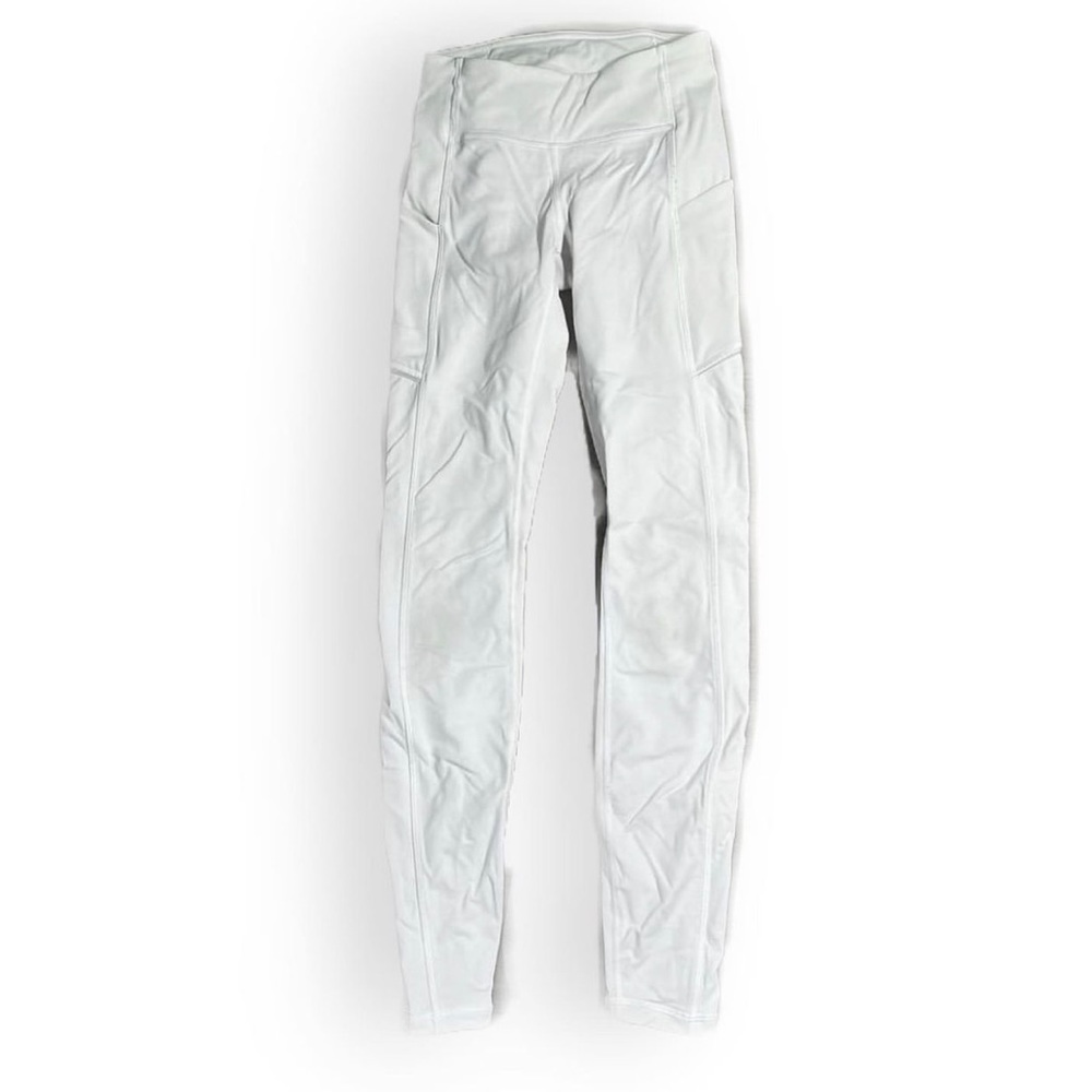 NWOT Lululemon Size 4 28” inseam white speed up tight